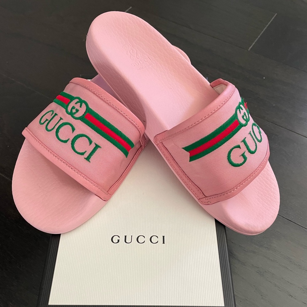 Girls Gucci Slides